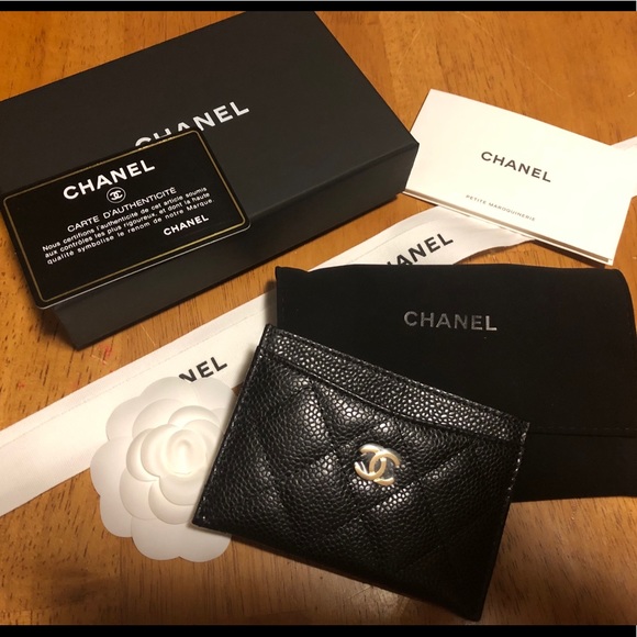 Authentic CHANEL Cardholder Black Caviar, NEW - Picture 5 of 5